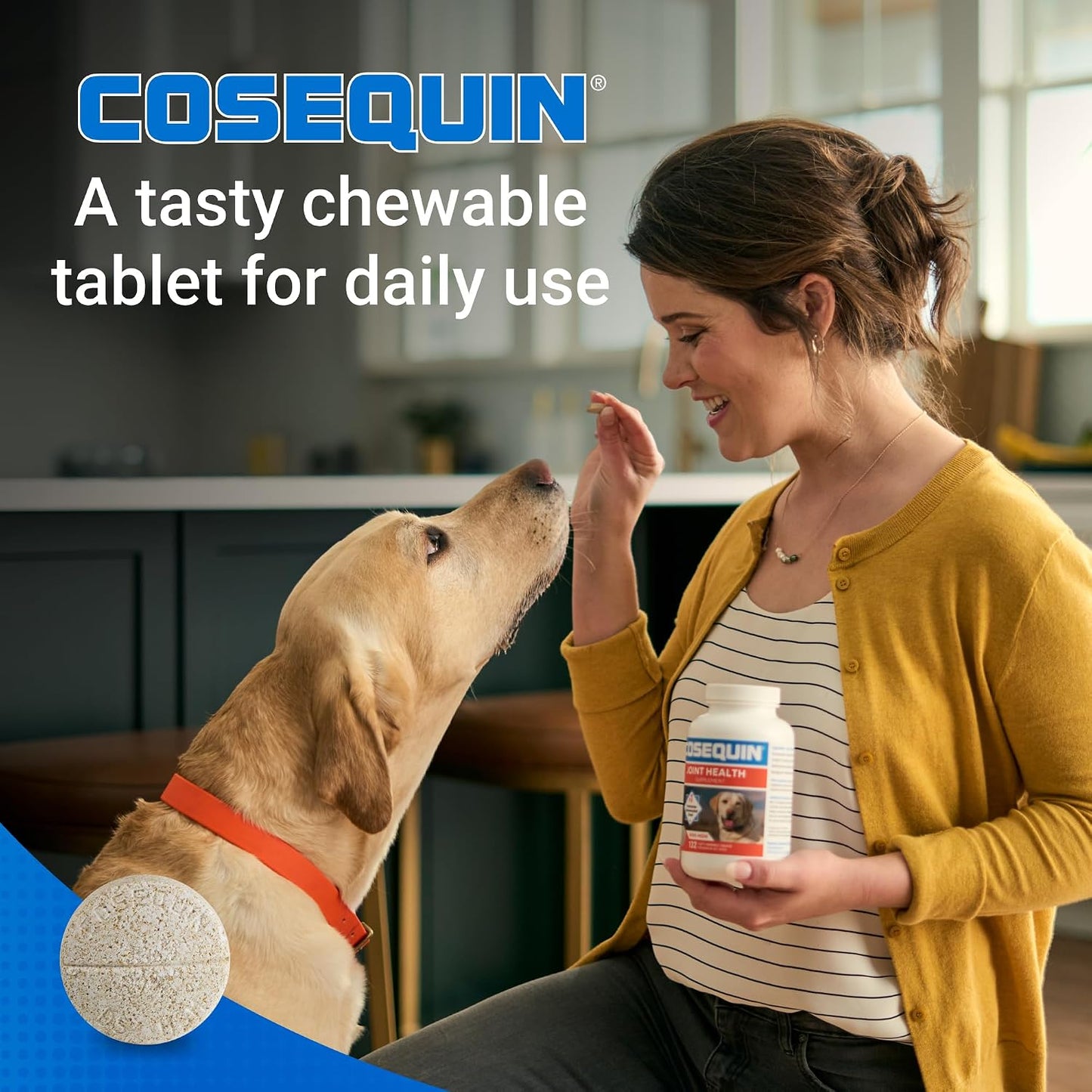 HOTNutramax Cosequin for Dogs Joint Health Supplement, Contains Glucosamine for Dogs, Plus Chondroitin and MSM, Supports Healthy Joints, For All Breeds and Sizes, Chewable Tablets, 132 Count