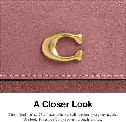 HOTCOACH Refined Calf Leather Essential Card Holder Wallet
