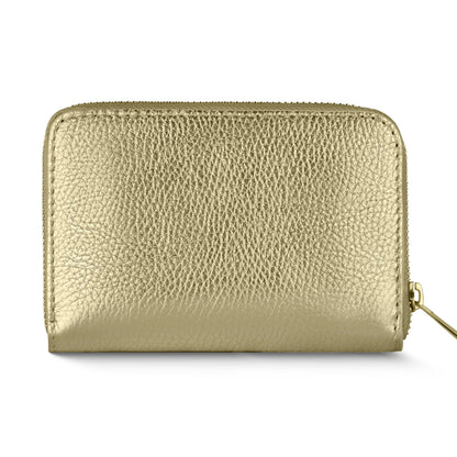 HOTMetallic Calf Leather Wallet