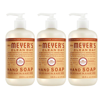 HOTMRS. MEYER'S CLEAN DAY Hand Soap, Lemon Verbena Scent, 12.5 Fl Oz Bottle - 3 Pack