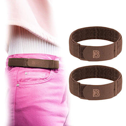 HOTBeltBro For Women No Buckle Elastic Belt — Fits 1 Inch Belt Loops, Easy To Use