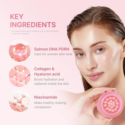 HOTmedicube Capsule Cream with Salmon DNA PDRN Pink Collagen | Lightweight Moisturizing Cream with PDRN, Niacinamide for Uneven Skin Tone and Texture, Glow hydration | Korean Skincare, 1.94 oz