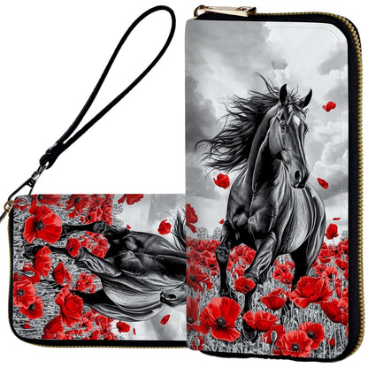HOTWristlet Wallets for Women,Ladies Women's Wallet,Clutch Purses for Female Leather Large Capacity Credit Card Holder with Zipper Slim Cute Coin Pocket,RFID Blocking,Glitter Green Dragon