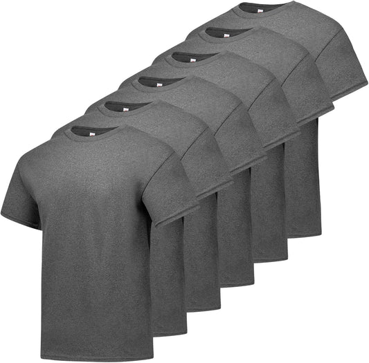 HOTHanes Men's T-Shirt Pack - 4 or 6 Pack - Essential-T Crewneck Cotton T-Shirts - Everyday Men's Clothing - Big & Tall