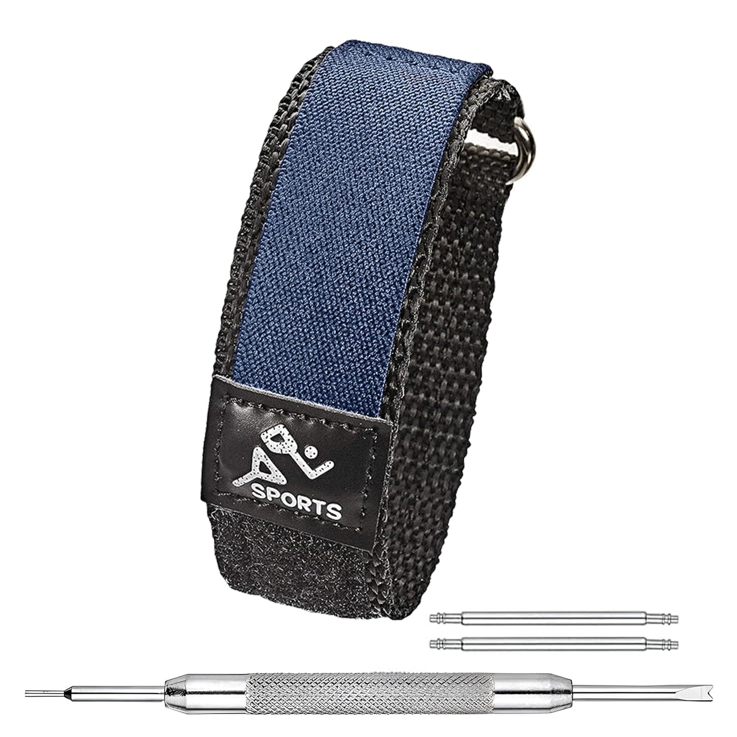 HOTAlpine Sporty Nylon Watch Band | Waterproof Velcro Quick Release Watch Bands | Lightweight & Adjustable Watch Straps for Men |Replacement Watch Band Compatible with Regular & Smart Watches