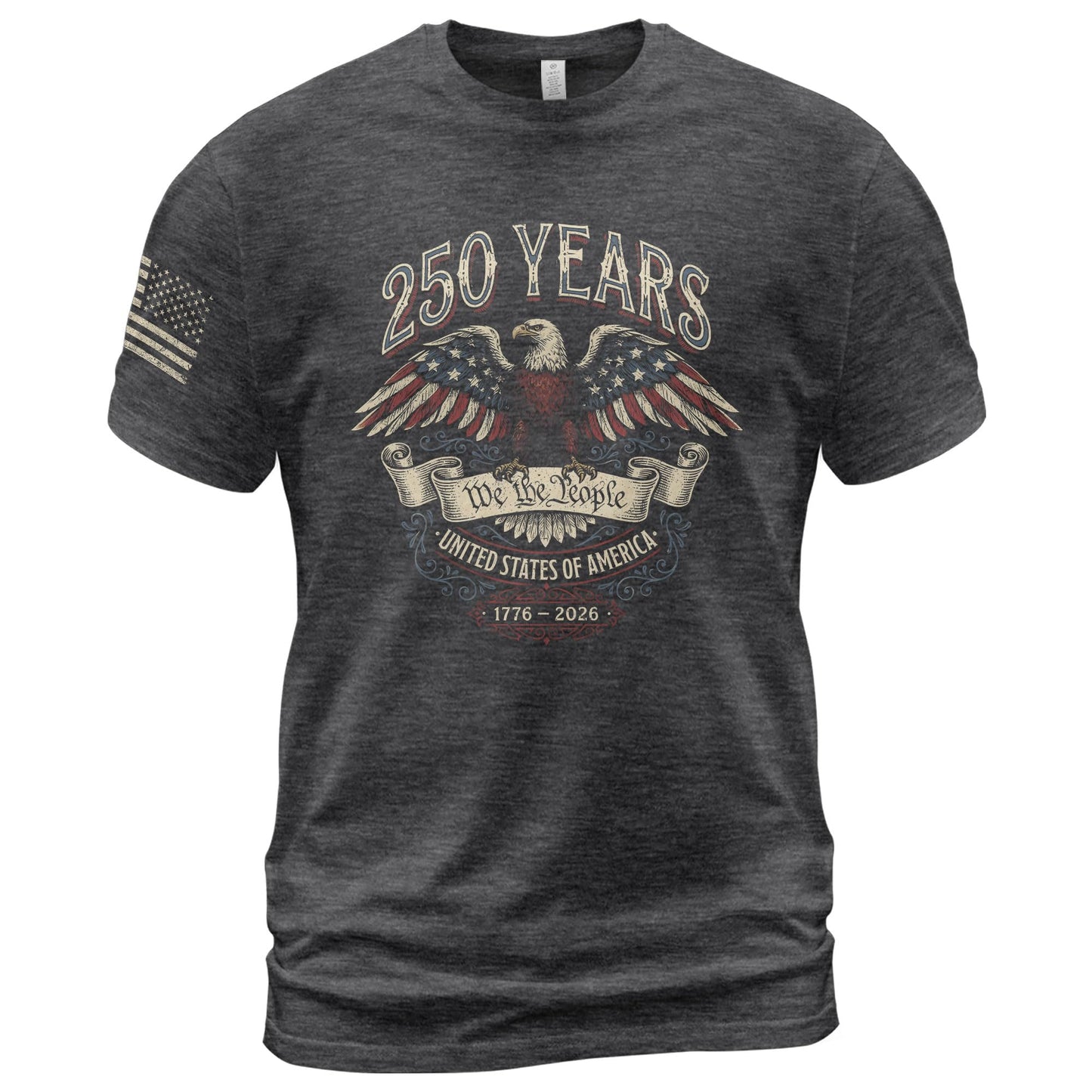 HOTPatriotic Shirts for Men, USA Eagle Graphic Shirts for Men | Mark 250 years of American spirit with these unique commemorative tees, designed for bold style and lasting comfort