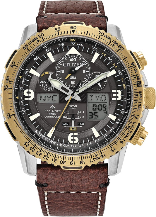 HOTCitizen Men's Promaster Air Skyhawk Eco-Drive Pilot Watch, Atomic Timkeeping
