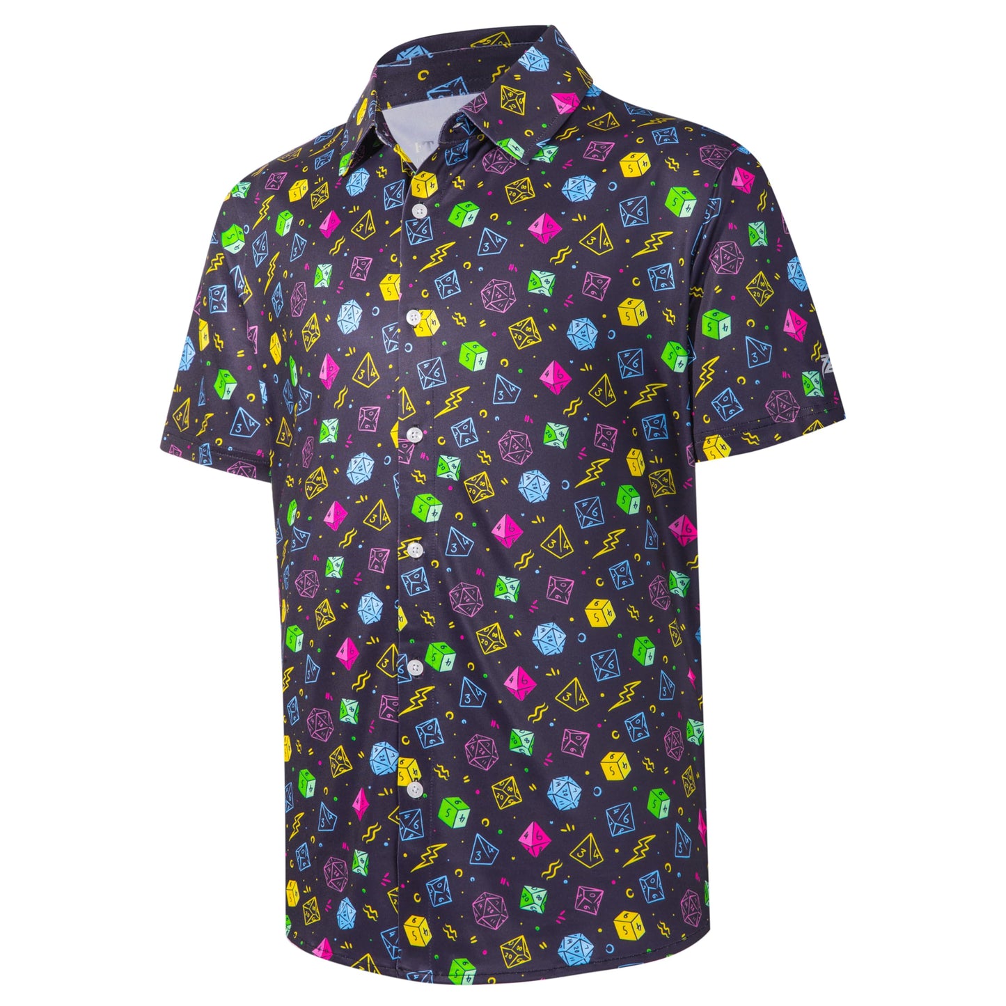 HOTFT FENTENG Mens Hawaiian Shirts Regular Fit Short Sleeve Casual Button Down Summer Tropical Beach Shirts