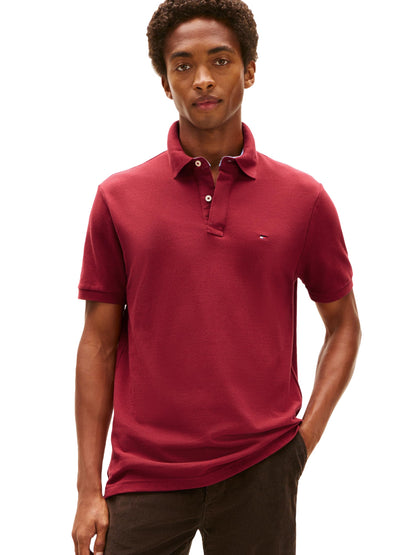 HOTTommy Hilfiger Mens Short Sleeve Cotton Pique Polo Shirt in Regular Fit