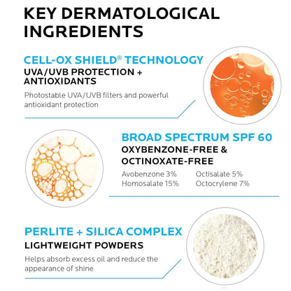 HOTLa Roche-Posay Anthelios Clear Skin SPF 60 Sunscreen for Face & Body, 3oz | Oil-free dry-touch sunscreen with antioxidants that absorbs excess oil, leaves a non-greasy finish, and is oxybenzone free.