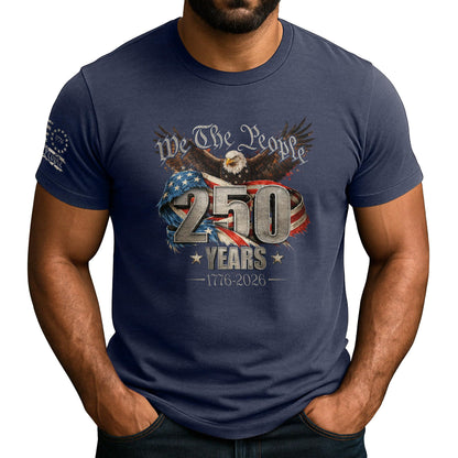 HOTAmerican 250th Anniversary Shirts, Mens Patriotic Shirts | Celebrate 250 years of history with these patriotic shirts, featuring vintage designs and soft, comfortable fabric