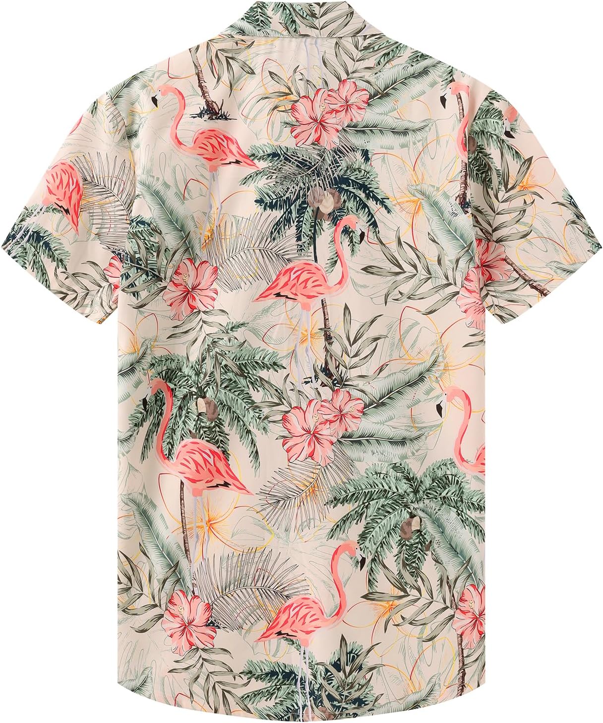 HOTKYKU Hawaiian Shirt for Men: Beach Vacation Summer Short Sleeve Button Down Mens Shirts Casual Stylish