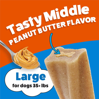 HOTPurina Busy Bone Adult Dog Chew Bone Treats, Peanut Butter - 10 ct. Pouch
