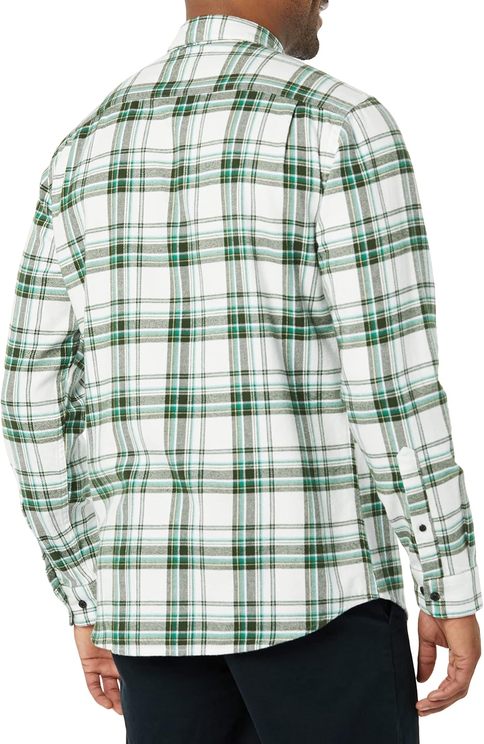 HOTAmazon Essentials Men's Slim-Fit Flannel Shirt, Long Sleeve Button Down Plaid