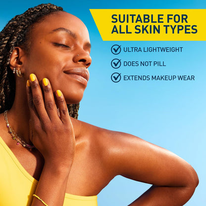 HOTCeraVe Invisible Mineral Sunscreen SPF 50, Face Sunscreen for Sensitive Skin With Zinc Oxide & Titanium Dioxide, Vitamin E + Niacinamide + Ceramides, Oil Free, Travel Size 1.62 oz