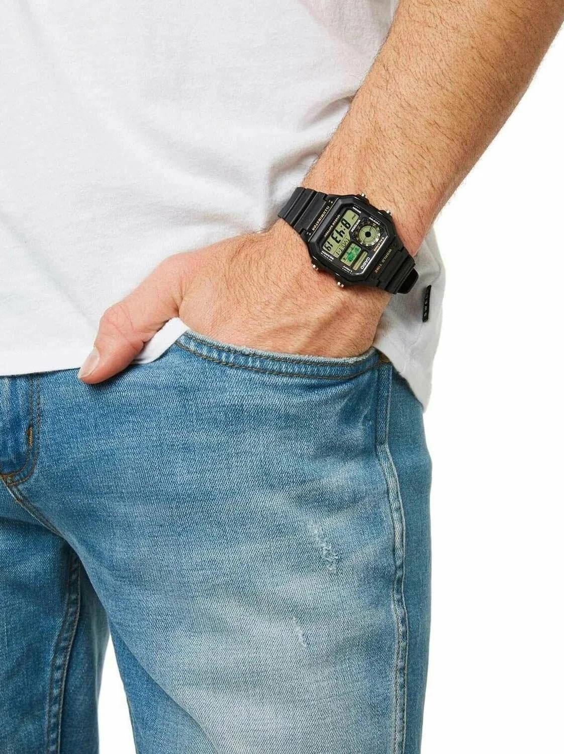 HOTCasio Classic Black Watch AE1200WH-1B