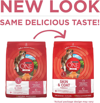 HOTPurina ONE Natural, Sensitive Stomach Dry Dog Food, +Plus Skin & Coat Formula - 31.1 lb. Bag