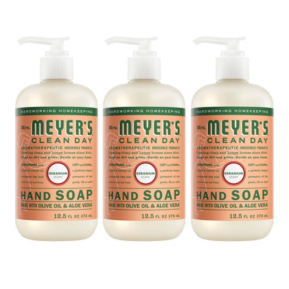 HOTMRS. MEYER'S CLEAN DAY Hand Soap, Lemon Verbena Scent, 12.5 Fl Oz Bottle - 3 Pack