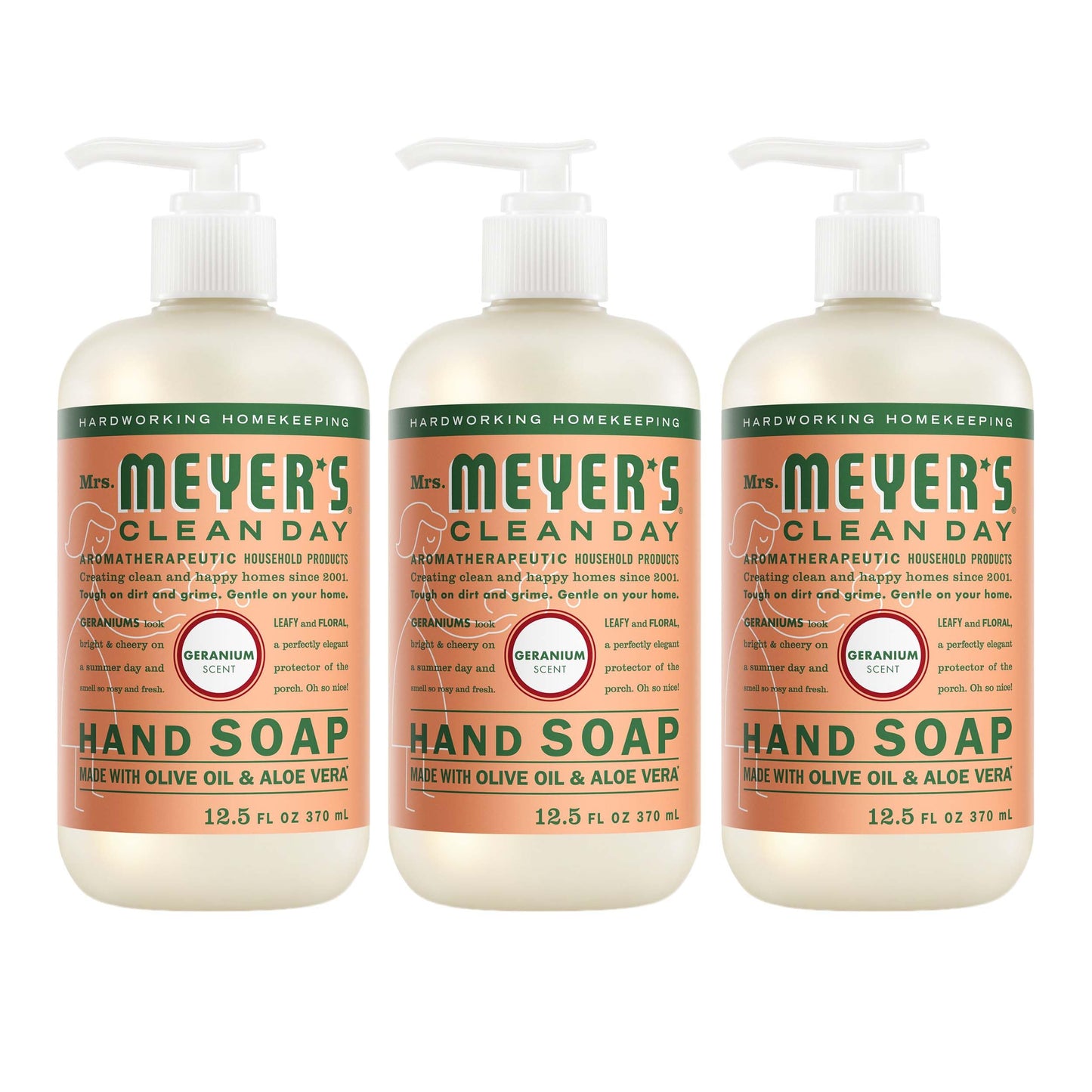 HOTMRS. MEYER'S CLEAN DAY Hand Soap, Lavender Scent, 12.5 Fl Oz Bottle - 3 Pack