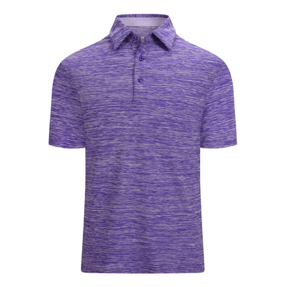 HOTAlex Vando Mens Golf Shirt Moisture Wicking Quick-Dry Short Sleeve Polo | UPF40,Soft & stretch,Sweat resistant,Multi-scene sports & office apparel