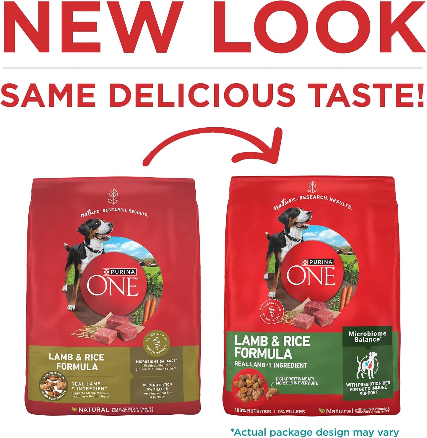 HOTPurina ONE Dry Dog Food Lamb and Rice Formula - 31.1 lb. Bag