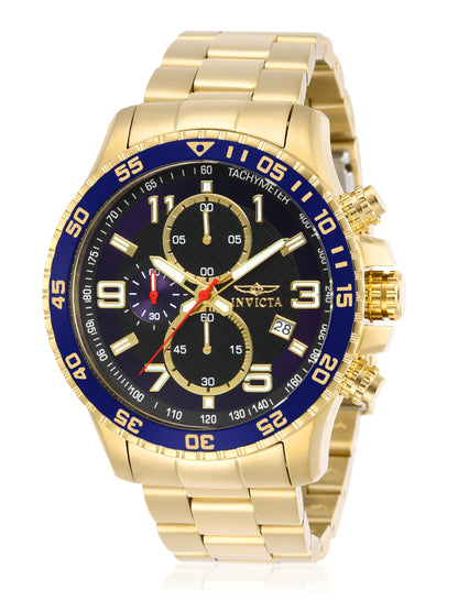 HOTInvicta Men's Specialty Chronograph Textured Dial Stainless Steel Watch