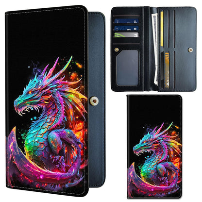 HOTSlim PU Leather Wallet for Women - RFID Blocking Thin Bifold Wallet, Compact Travel Wallet with Card Slots & ID Window, Stylish and Practical Womens Wallet for Everyday Use, Black Cat