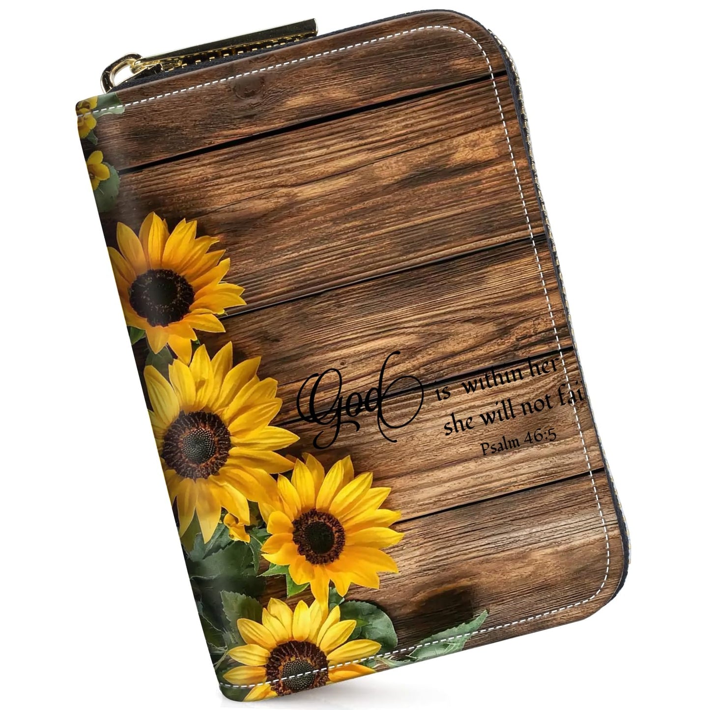 HOTCredit Card Holder for Women Men,RFID Blocking Small Card Case Wallet with Zipper,Leather Pocket Business Card Accordion Wallet-Green Dragonfly