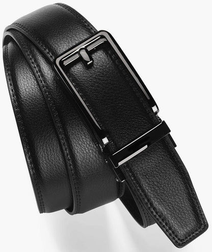HOTCHAOREN Click Belts for Men - Mens Ratchet Belt 1 3/8" for Dress Pants - Perfect Companion to Men's Oxfords