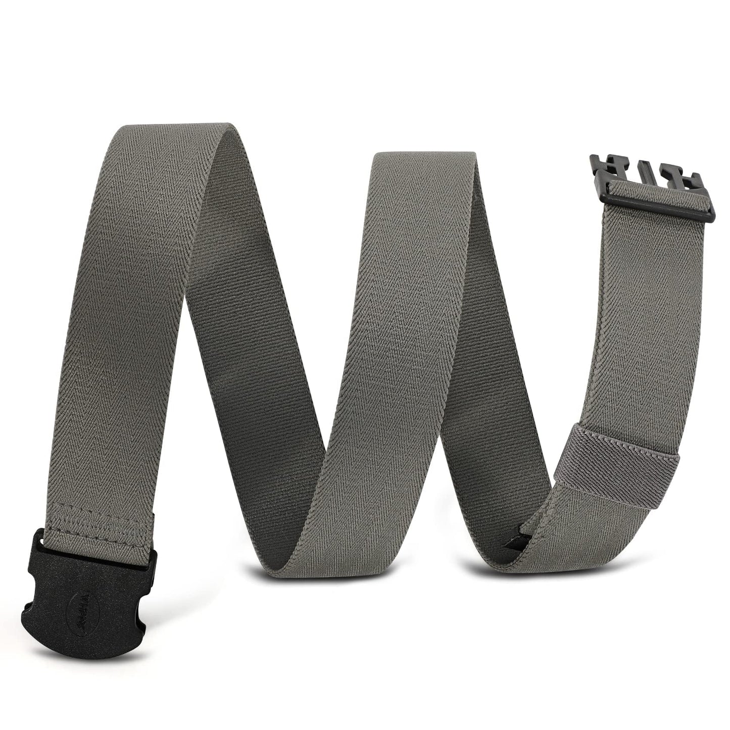 HOTWHIPPY Mens Elastic Stretch Belt Unisex Adventure Web Belt for Women Men with Non-Metal Buckle Adjustable Belts