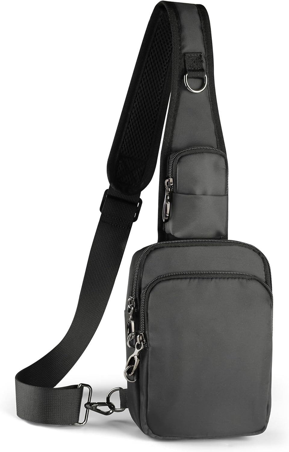 HOTVADOO Sling Bag, Crossbody Bag with Zipper Lock, RFID Blocking & Water Resistant for Men and Women