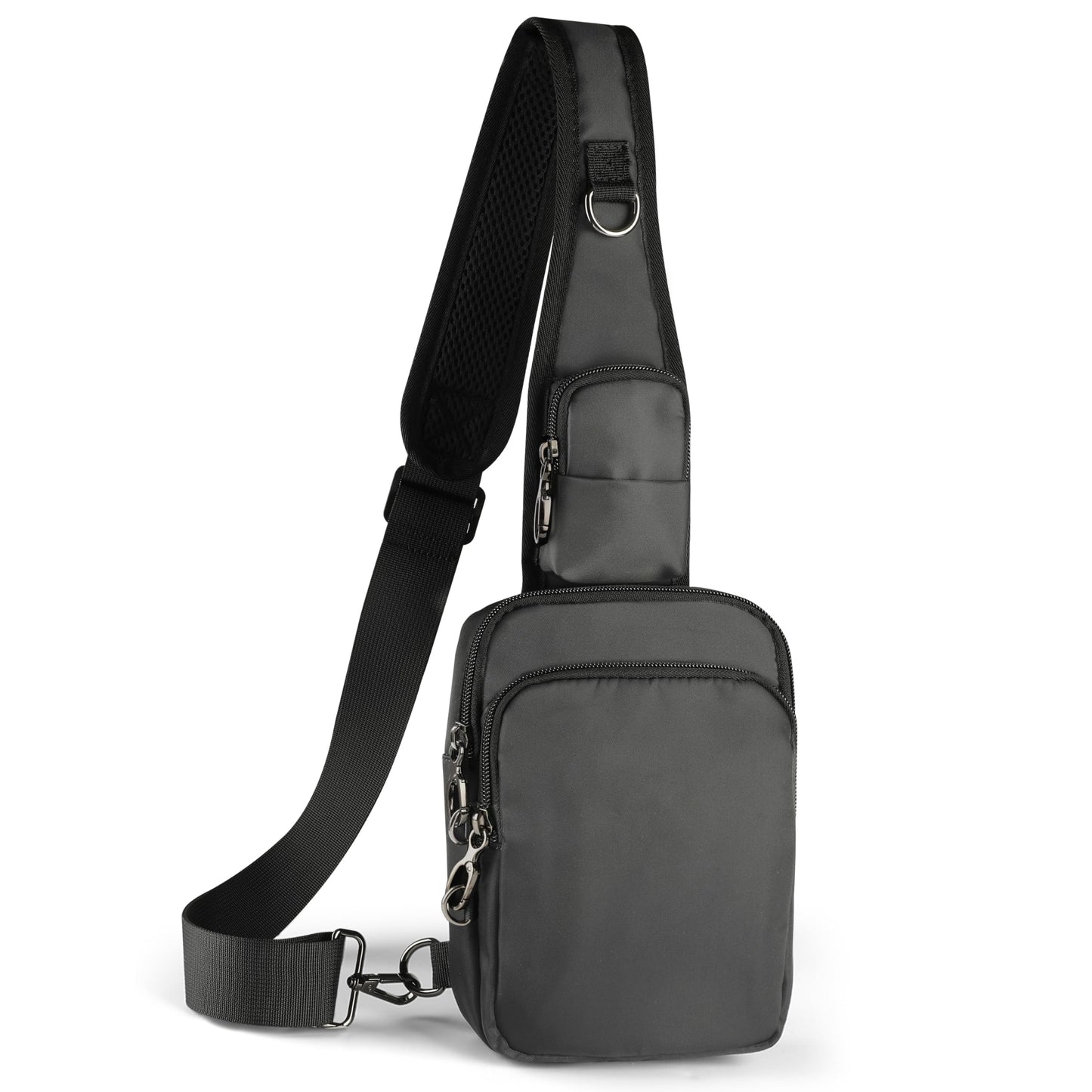 HOTVADOO Sling Bag, Crossbody Bag with Zipper Lock, RFID Blocking & Water Resistant for Men and Women