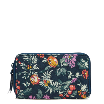 HOTVera Bradley womens Cotton Deluxe Travel Wallet With Rfid Protection