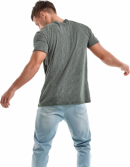 HOTKLIEGOU Men's T-Shirts - Premium Cotton Crew Neck Tees S - 4XL