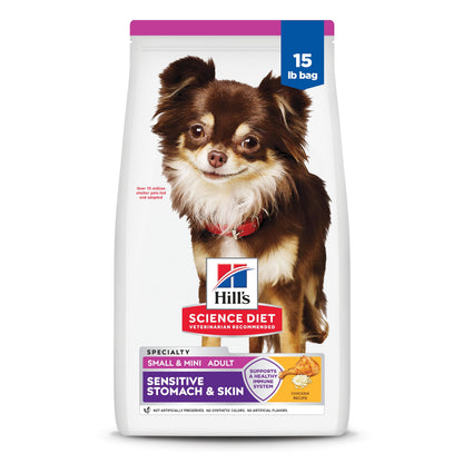 HOTHill's Science Diet Sensitive Stomach & Skin Small & Mini Dry Dog Food