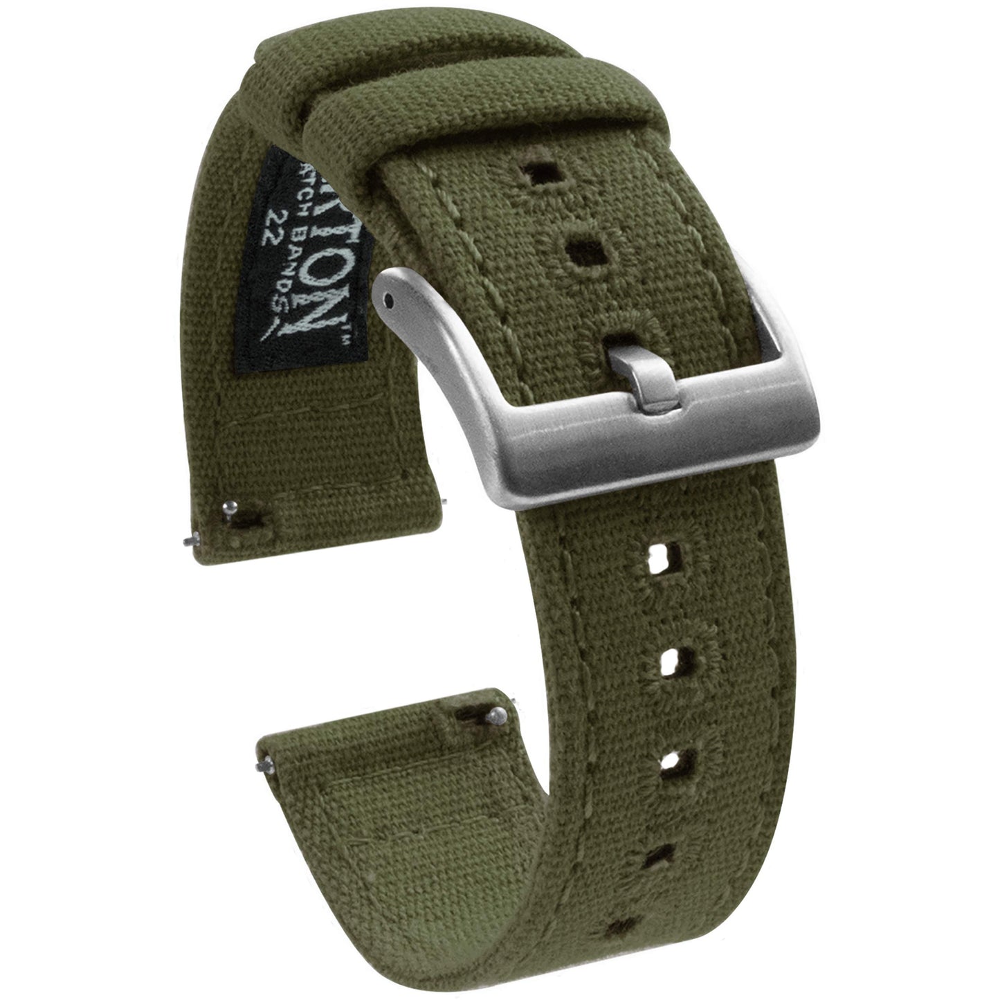 HOTBARTON Canvas Quick Release Watch Band Straps