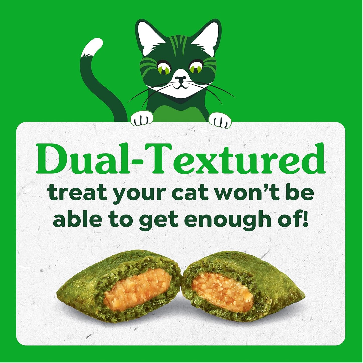 HOTGreenies Feline Smartbites Healthy Indoor Cat Treats, Tuna, 16 oz | Veterinarian-recommended, Fiberblend Formula, supports digestion, under 2 cal per treat, natural ingredients, dual texture