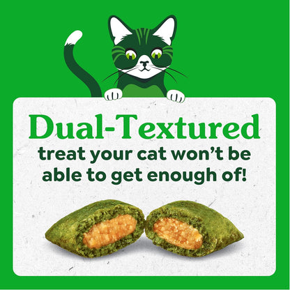 HOTGreenies Feline Smartbites Healthy Indoor Cat Treats, Tuna, 16 oz | Veterinarian-recommended, Fiberblend Formula, supports digestion, under 2 cal per treat, natural ingredients, dual texture