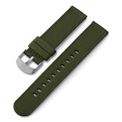 HOTTimex 20mm Genuine Leather Strap – Dark Brown with Silver-Tone Buckle