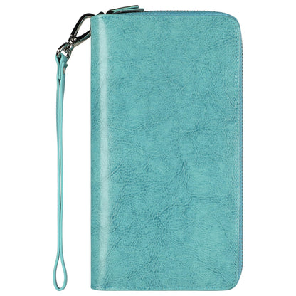 HOTLavemi Small Compact Women Wallet RFID Blocking Genuine Leather Bifold Purse with ID Windows