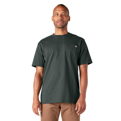 HOTDickies Men's Heavyweight Heathered Short Sleeve Pocket T-Shirt