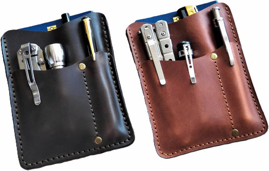 HOTEDC pouch EDC pocket organizer Leather pocket organizer PERSONALIZED, edc wallet, leather edc pouch, edc pouch leather, edc caddy, Men Leather EDC Organizer Sheath, Tactical Tool Pouch, Everyday Carry Tool HANDMADE IN USA.
