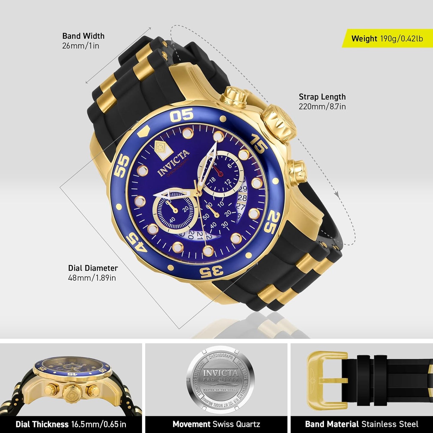 HOTInvicta Men's Pro Diver Collection