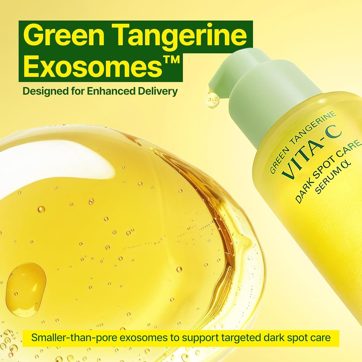 HOTGOODAL Vitamin C Brightening Serum ALPHA | 5% Niacinamide & Exosome for Dark Spot Care | Gentle Daily Facial Serum for Radiant Glow Skin | Green Tangerine | Korean Skincare | 1.01 fl oz (30ml)
