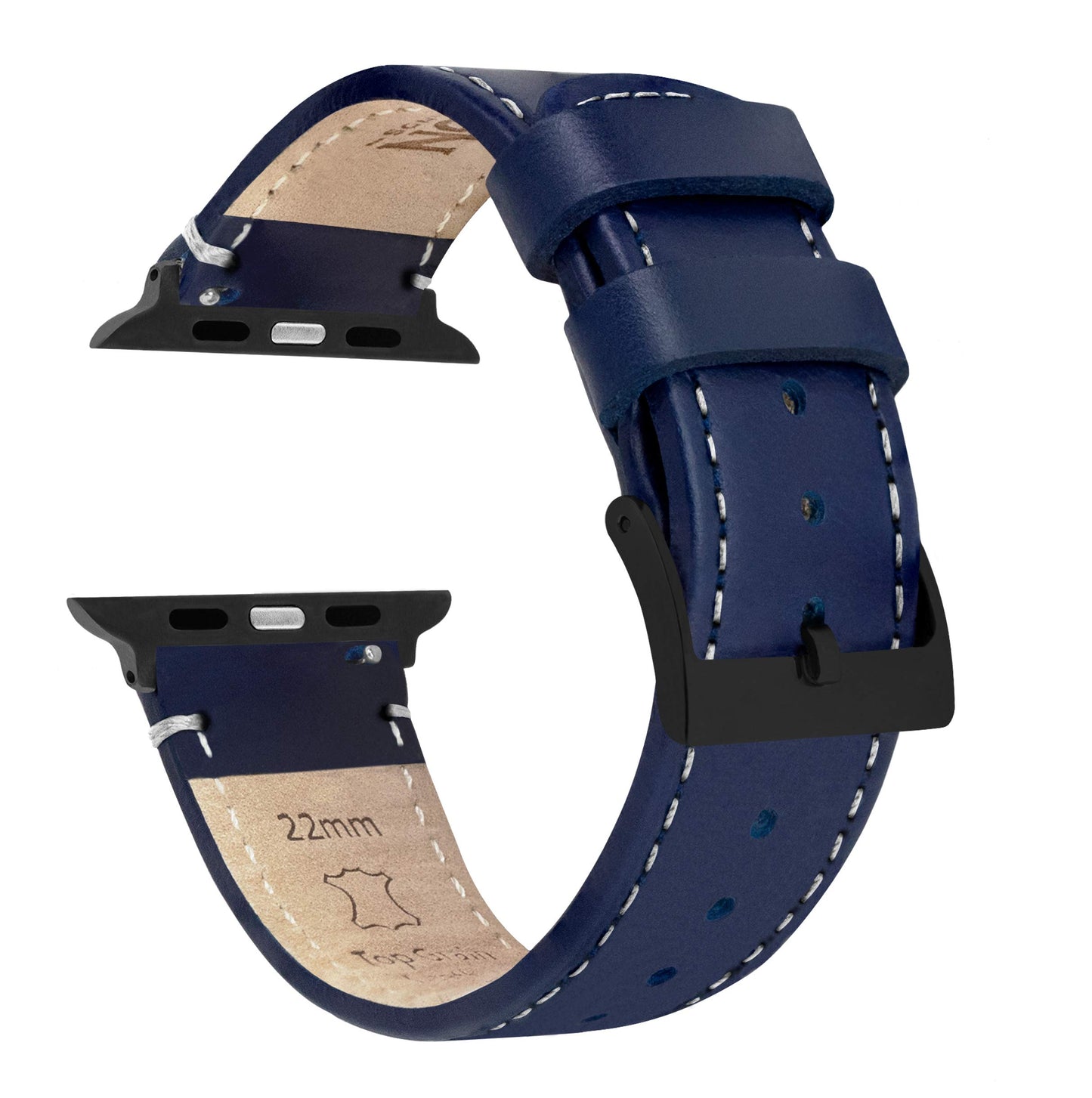 HOTBARTON WATCH BANDS - Top Grain Leather Watch Bands Compatible with Apple Watch Models - 1, 2, 3, 4, 5, 6, 7, 8, 9, 10, SE, Ultra & Ultra 2