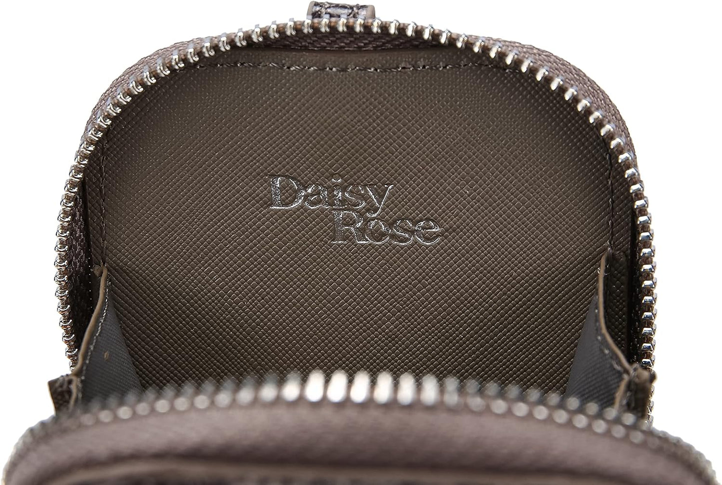 HOTDaisy Rose Rectangle Coin Purse Pouch Change Wallet Holder with clasp - PU Vegan Leather - Grey Snake