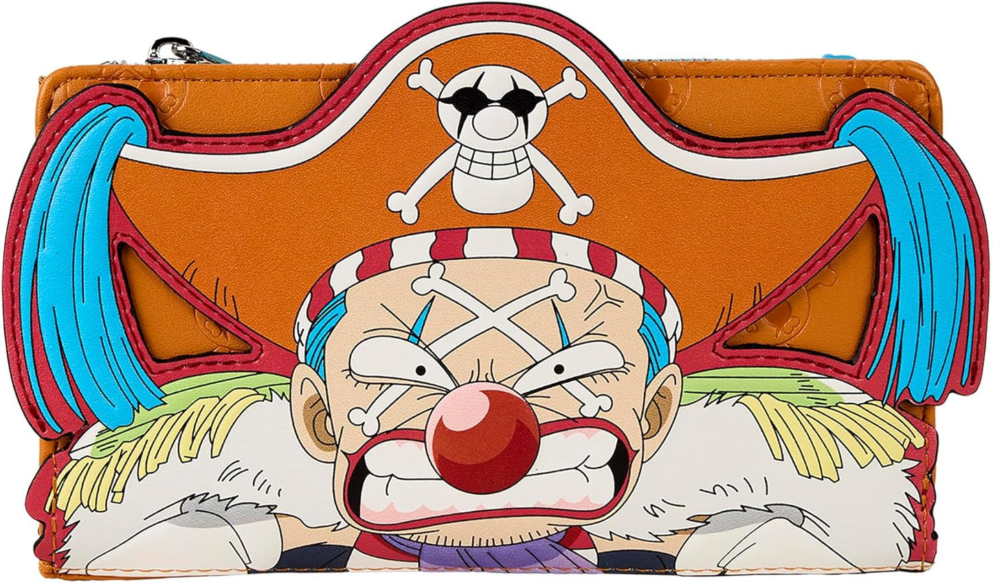 HOTLoungefly One Piece Buggy Cosplay Wallet, Amazon Exclusive