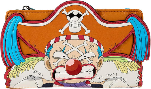 HOTLoungefly One Piece Buggy Cosplay Wallet, Amazon Exclusive