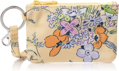 HOTVera Bradley Women's Recycled Lighten Up Reactive Zip ID Case and Lanyard Combo