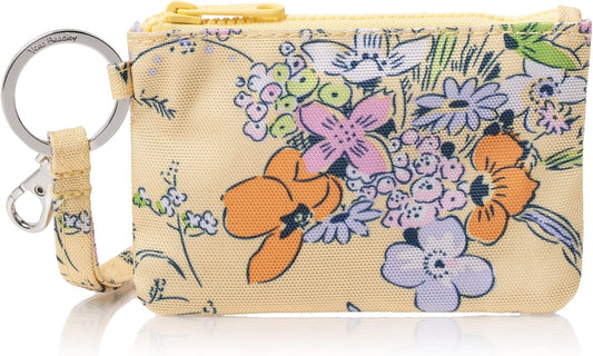 HOTVera Bradley Women's Recycled Lighten Up Reactive Zip ID Case and Lanyard Combo